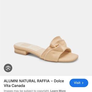 Dolce Vita Alumni Raffia Sandal